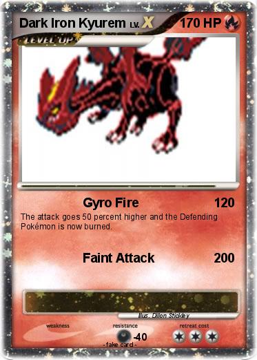 Pokemon Dark Iron Kyurem
