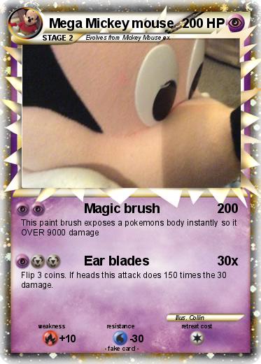Pokemon Mega Mickey mouse