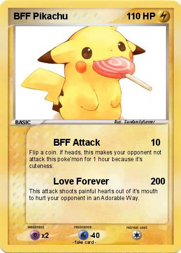 Pokemon BFF Pikachu