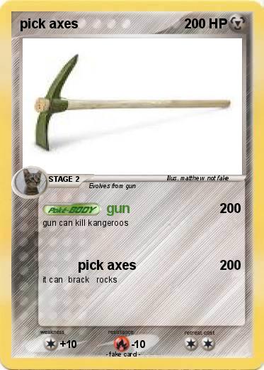 Pokemon pick axes