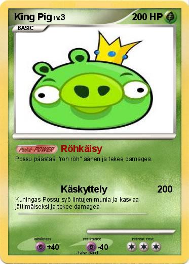 Pokemon King Pig