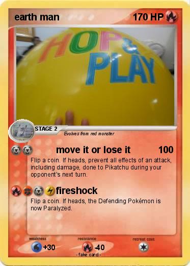 Pokemon earth man