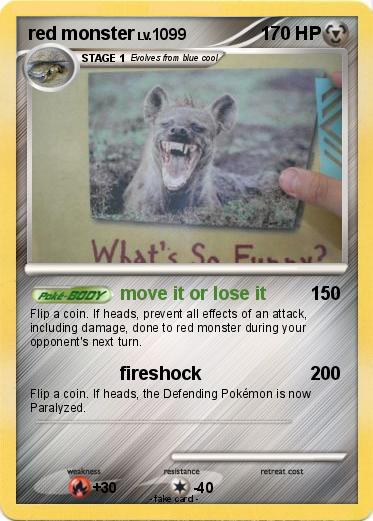 Pokemon red monster