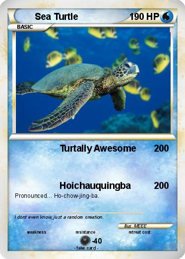 Pokemon Sea Turtle