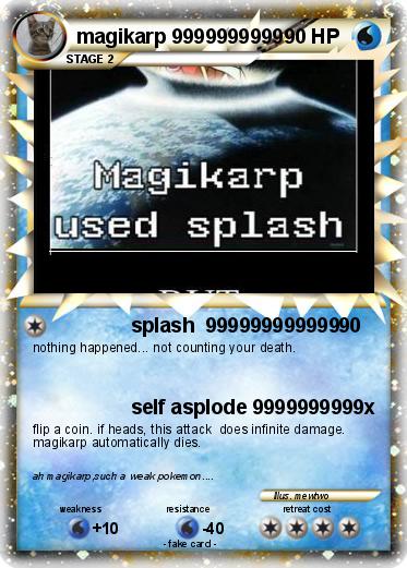 Pokemon magikarp 9999999999