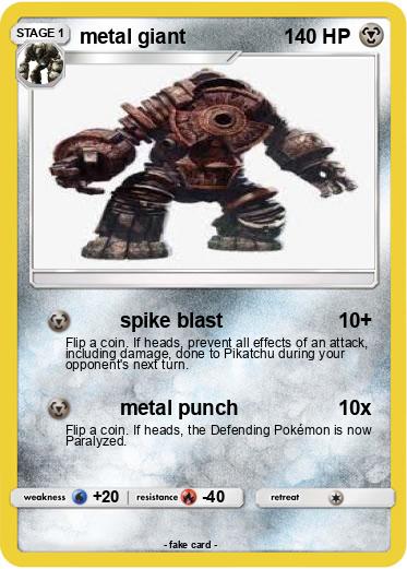Pokemon metal giant