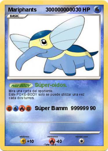Pokemon Mariphants      3000000000