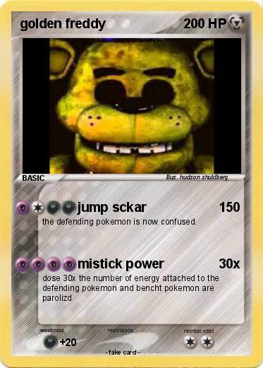 Pokemon golden freddy