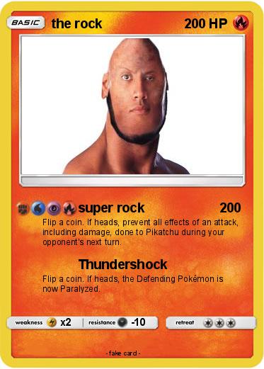 Pokemon the rock