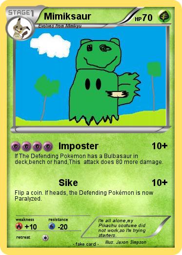 Pokemon Mimiksaur