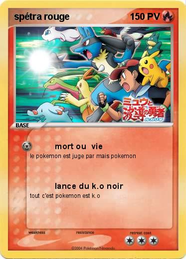 Pokemon spétra rouge