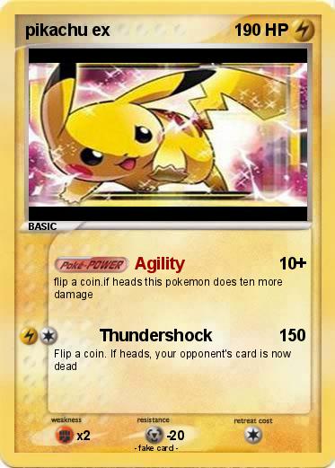 Pokemon pikachu ex