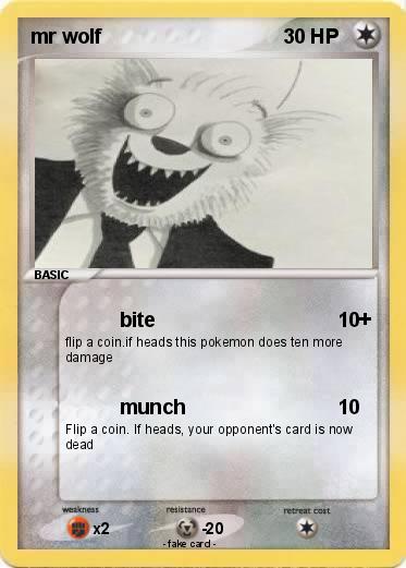 Pokemon mr wolf