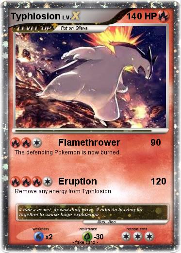 Pokemon Typhlosion
