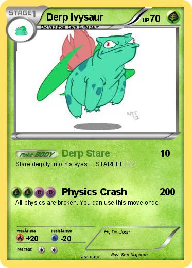 Pokemon Derp Ivysaur