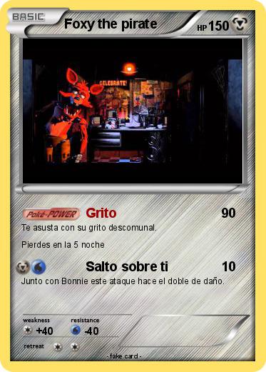 Pokemon Foxy the pirate