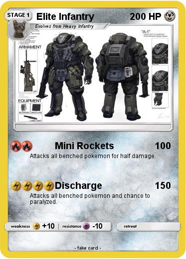 Pokemon Elite Infantry