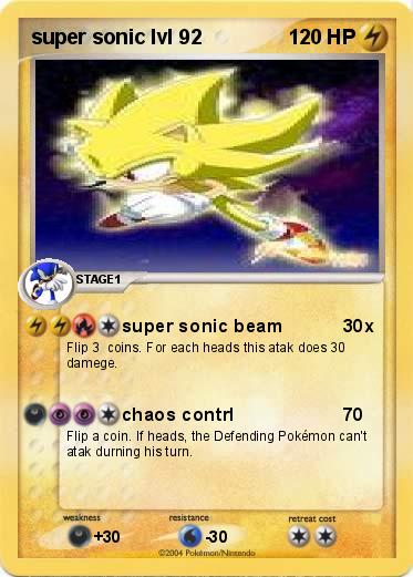 Pokemon super sonic lvl 92