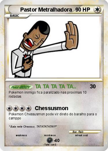 Pokemon Pastor Metralhadora