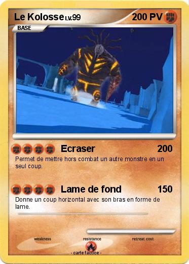 Pokemon Le Kolosse