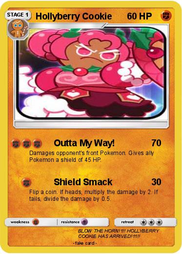 Pokemon Hollyberry Cookie