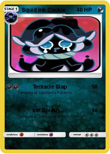Pokemon Squid Ink Cookie