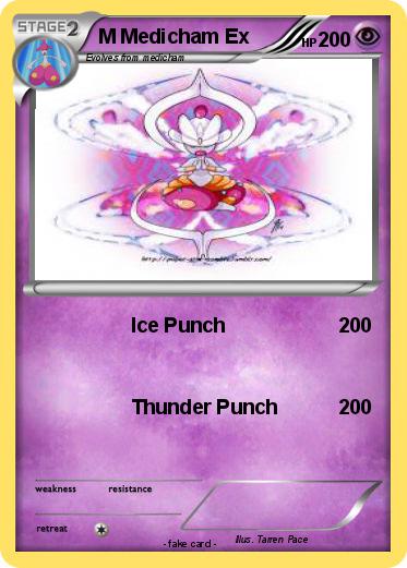 Pokemon M Medicham Ex