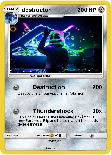 Pokemon destructor