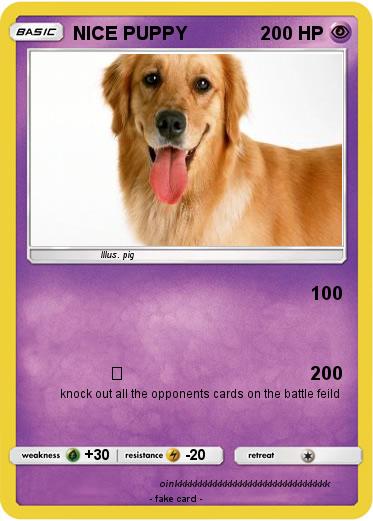 Pokemon NICE PUPPY