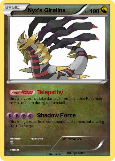 Pokemon Nyx's Giratina