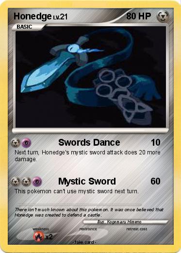 Pokemon Honedge