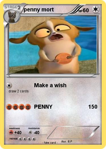 Pokemon penny mort