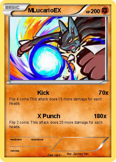 Pokemon MLucarioEX