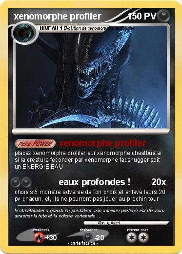 Pokemon xenomorphe profiler