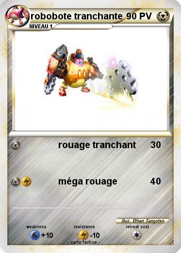 Pokemon robobote tranchante