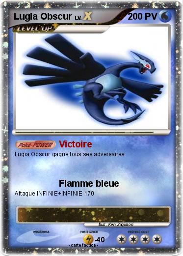 Pokemon Lugia Obscur