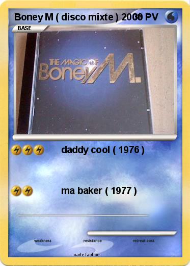 Pokemon Boney M ( disco mixte ) 2006