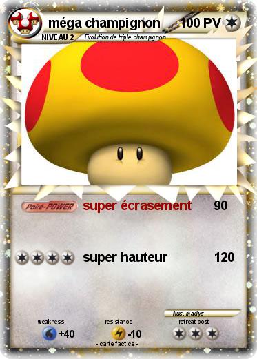 Pokemon méga champignon