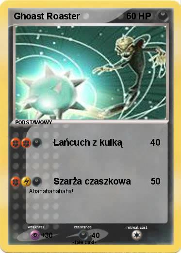 Pokemon Ghoast Roaster