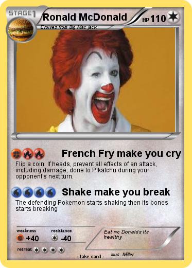 Pokemon Ronald McDonald