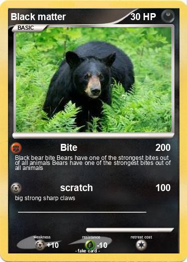 Pokemon Black matter