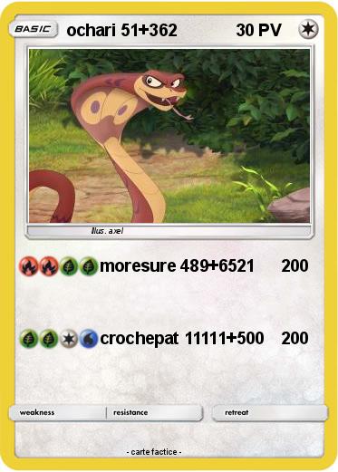 Pokemon ochari 51+362