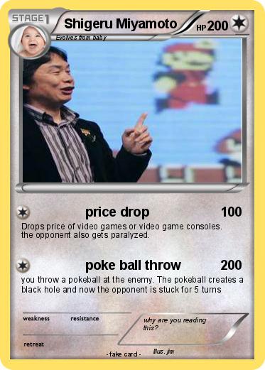 Pokemon Shigeru Miyamoto