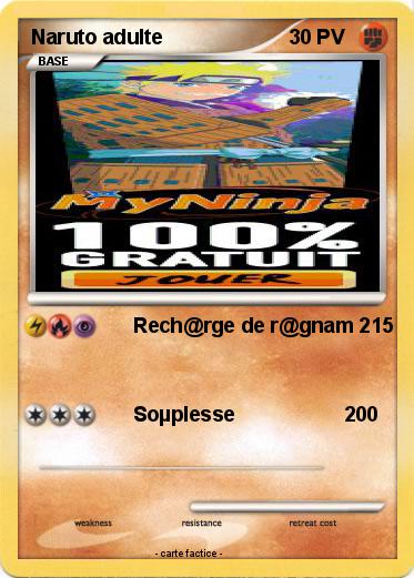 Pokemon Naruto adulte