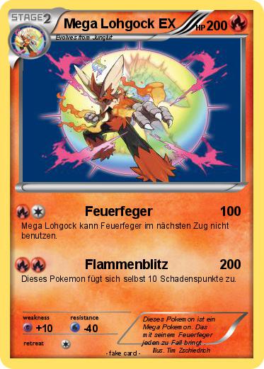 Pokemon Mega Lohgock EX