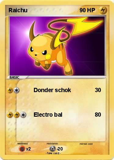 Pokemon Raichu