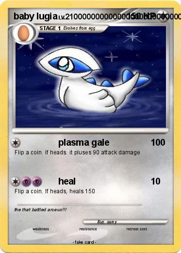Pokemon baby lugia