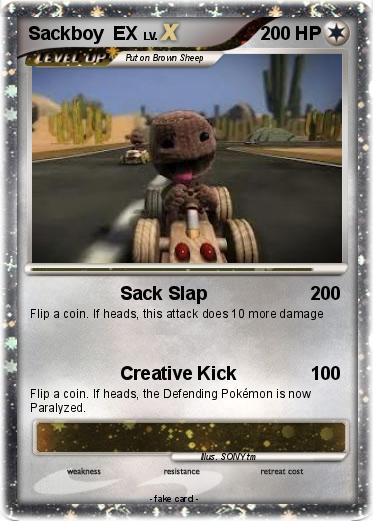 Pokemon Sackboy  EX