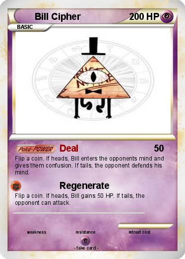 Pokemon Bill Cipher