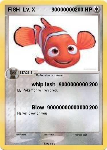 Pokemon FISH  Lv. X           90000000